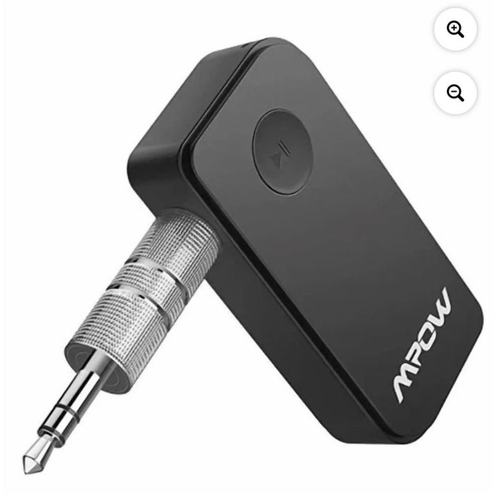 MPOW WIRELESS MUSOC RECEIVER Model:BH044D BOX Damage (in photo)